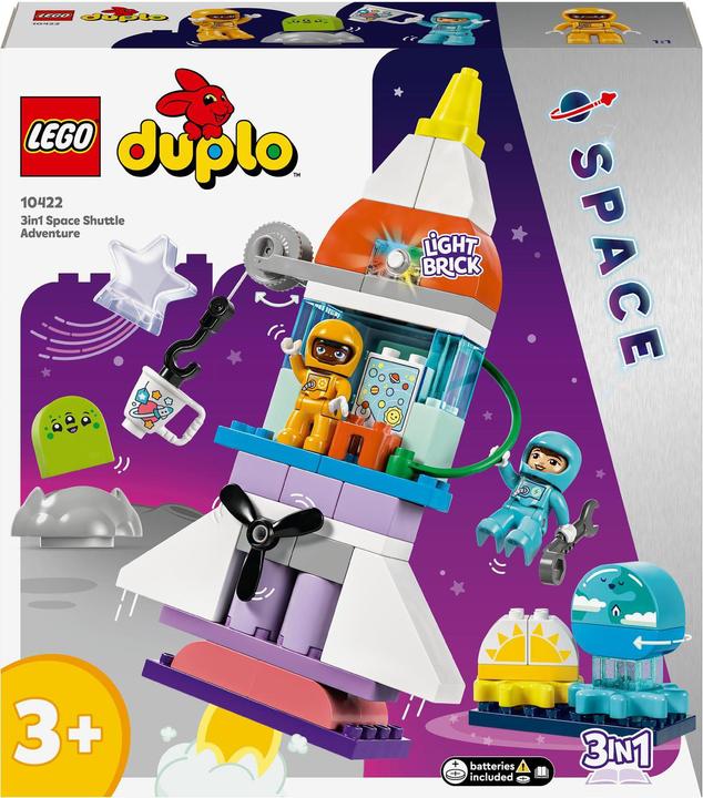 Produktbild LEGO 3-in-1-Spaceshuttle für viele Abenteuer (10422)