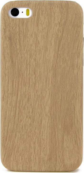 Actual product image König Design Apple iPhone 5 / 5s / SE TPU Mobile Sleeve Wood Optics Protection Case Bamboo Cover New (Apple iPhone 5)