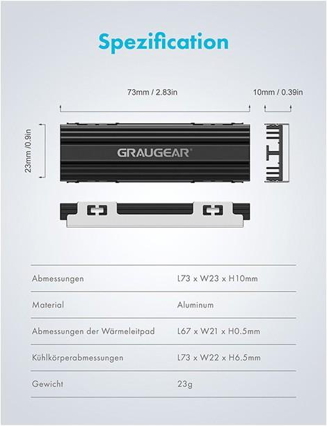 Actual product image Graugear G-PS5HS02