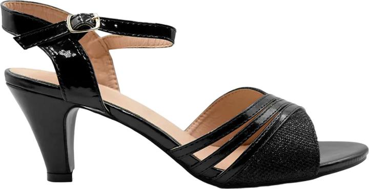 Actual product image Where's That From Womens/Ladies Stormi Buckle Wide Low Heel Sandals (37)