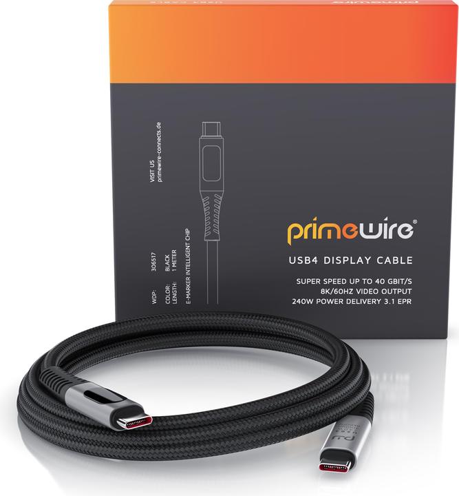 Produktbild Primewire USB C — USB C (1 m, USB 4.0)