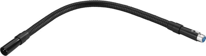 Actual product image Monacor XLR gooseneck 50cm, black