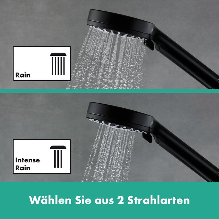 Actual product image hansgrohe HG Showerpipe Vernis Shape 240 1 jet EcoSm m Thermostat mattschwarz