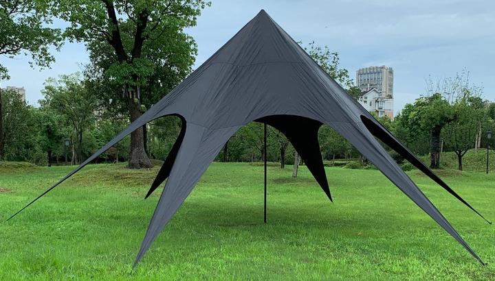 Actual product image CLP Star tent 10m, black (10 cm, 1000 cm)