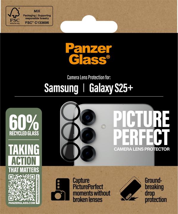 Actual product image PanzerGlass PicturePerfect (1 Piece, Samsung Galaxy S25+)