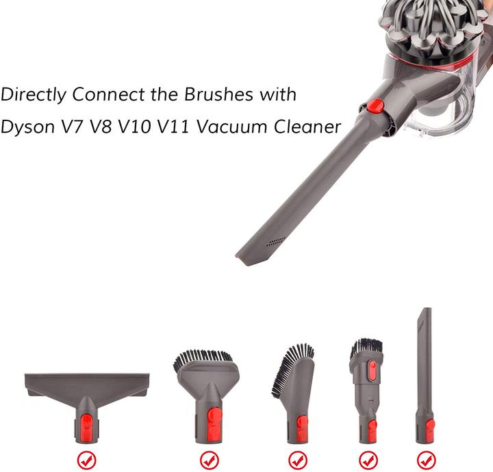 Actual product image Ninthseason Accessories set for Dyson