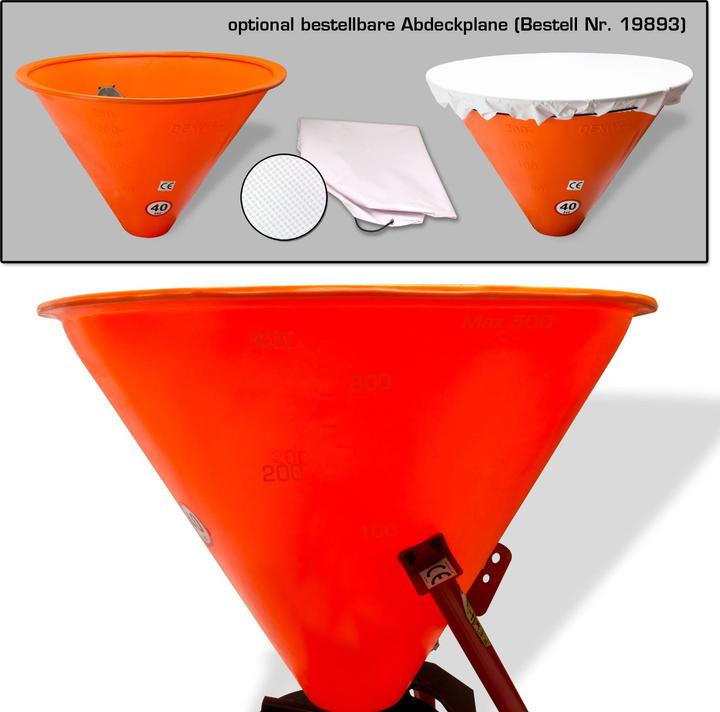 Image du produit Dema Épandeur d'engrais / de sel 500l avec entraînement par prise de force