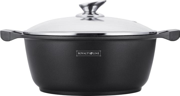 Image du produit Royalty Line Casserole à manche à revêtement en marbre 32 cm (32 cm, Casserole à manche, Aluminium)