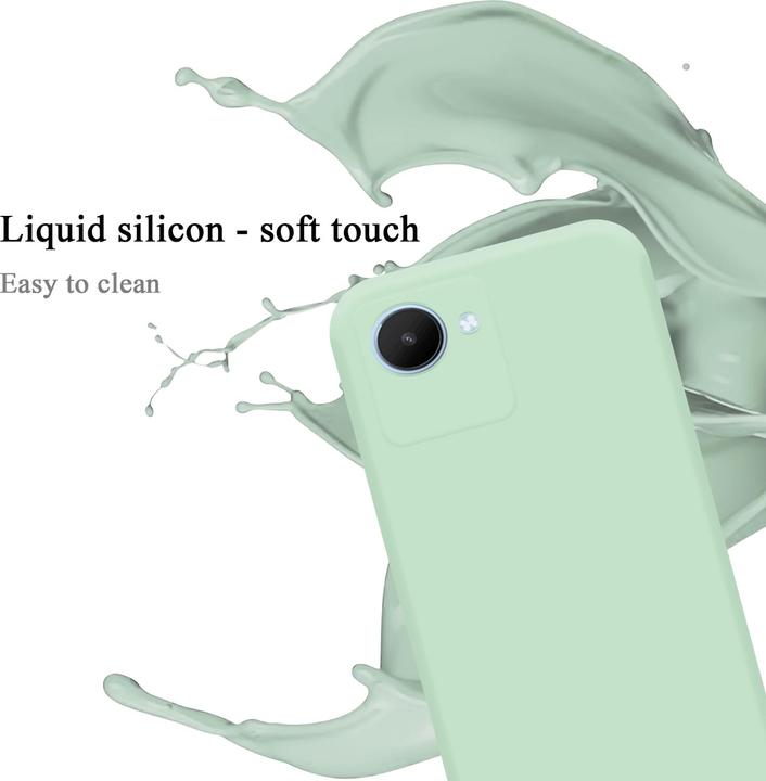 Produktbild Cadorabo TPU Liquid Silicone Case Hülle für Realme C30 / Narzo 50i PRIME (Realme Narzo 50i Prime, Nokia C30)