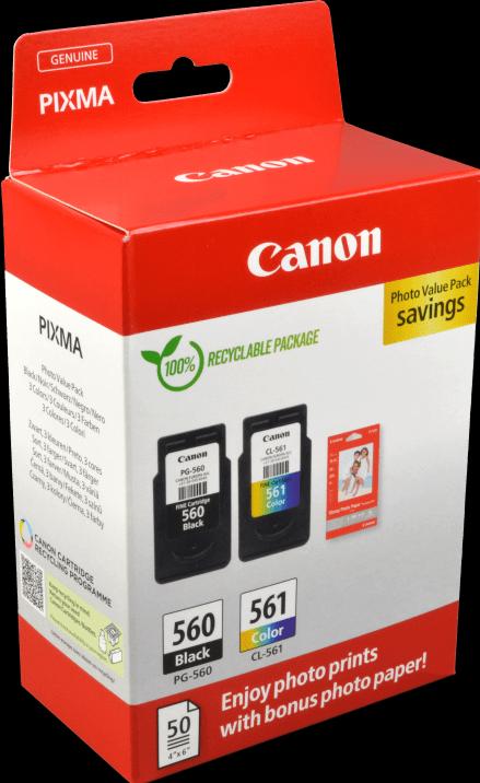 Produktbild Canon PG-560/CL-561 (M, BK, C, Y)