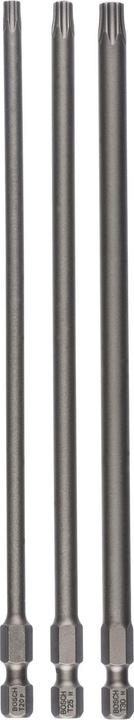 Bosch Professional Zubehör Schrauberbit-Set Extra-Hart, 3-teilig, T20, T25, T30, 152 mm (T20, T30, T25)
