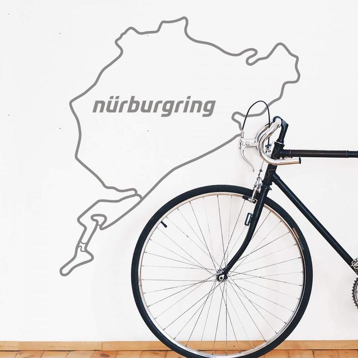 Image du produit Nürburgring Silhouette du parcours complète (74 x 80 cm)