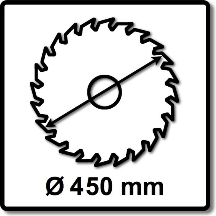 Produktbild Bosch Professional Zubehör PRO Construct Wood Kreissägeblatt, 450 x 3,8 x 30 mm
