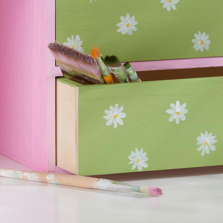 Produktbild VBS Schubladenbox, Rohholz, H 33,5 cm (30 x 20 x 34 cm)