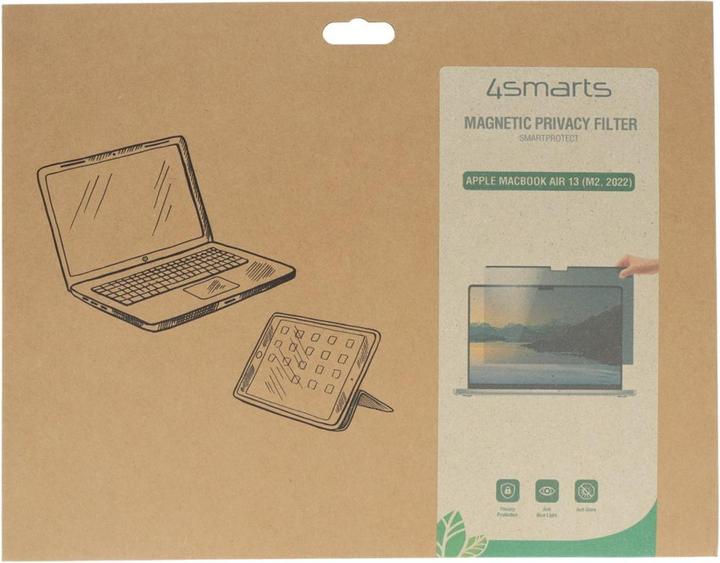 Produktbild 4smarts Bildschirmfolie Smartprotect Magnetic Privacy Filter (12.60", 16 : 10)