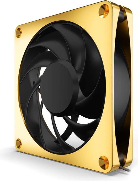 Image du produit Alphacool Apex Stealth Metal Power 120mm ventilateur 3000rpm (or/noir) (120 mm, 1 x)