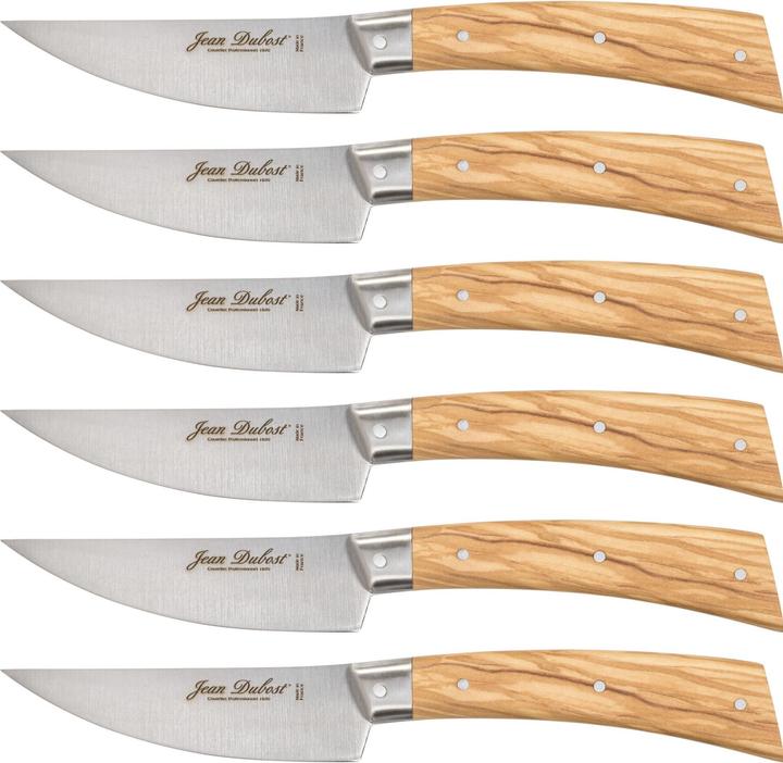 Actual product image Laguiole Jean Dubost Steak knife set 6 pcs BISTRONOMY (6 Piece, Knife)