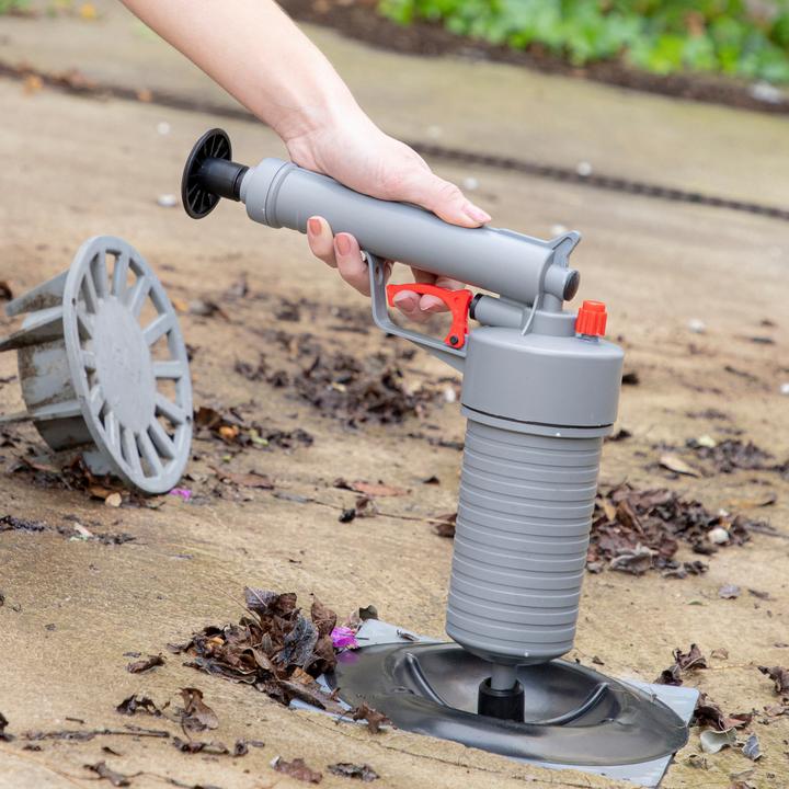Immagine prodotto InnovaGoods Pistola ad aria compressa universale per la pulizia degli scarichi, con adattatori KlinGun