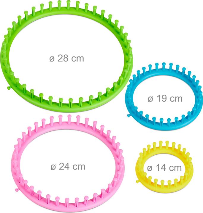 Produktbild Relaxdays Strickring-Set