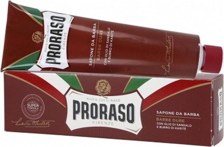 Actual product image Proraso Red Shaving Soap In A Tube - Shave Soap In The Tube (150 ml)