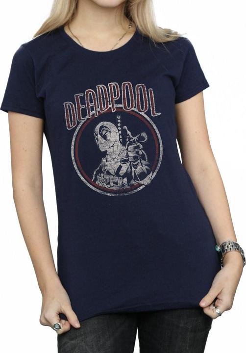 Produktbild Deadpool Vintage Circle TShirt (L)