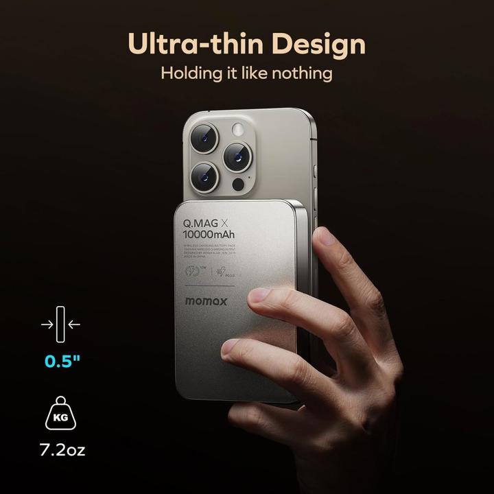 Produktbild Momax Q.Mag X1 (10000 mAh, 15 W)