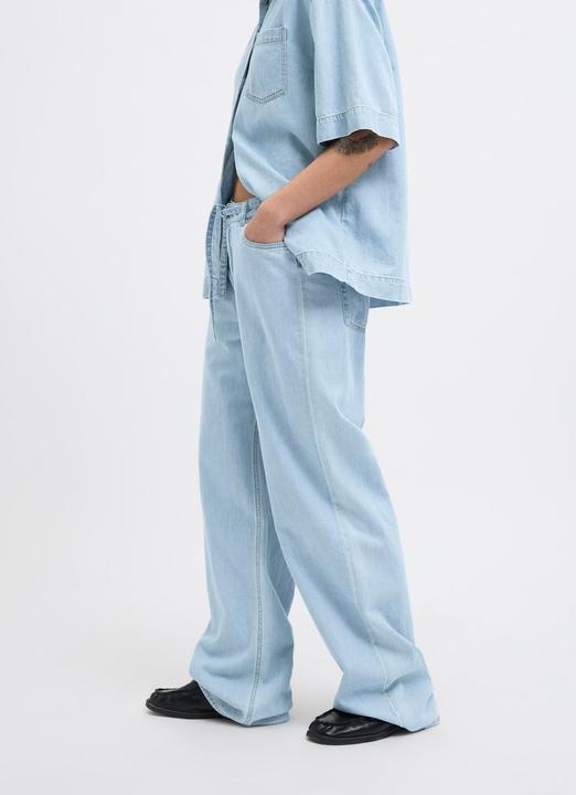Actual product image JJXX JXSURA WIDE MW LINEN BLEND JEANS DNM Weit geschnitten (W26/L32)