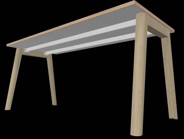 Actual product image Narbutas Nova Wood desk (1600 x 700 x 740 mm)