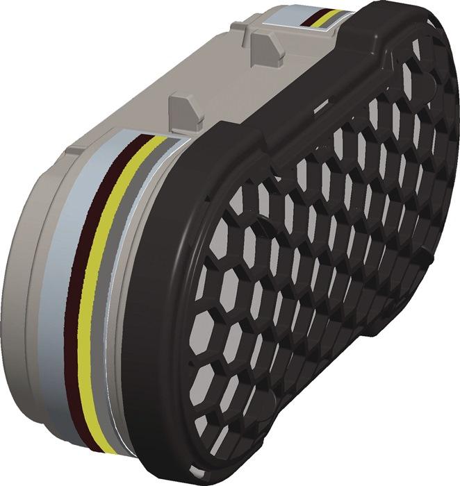 CleanSpace Filtre combiné ™ PAF-0051 p.CleanSp 2,Ex et Ultra TM3 ABE1 P3 SL R (ABE1, 1 x)