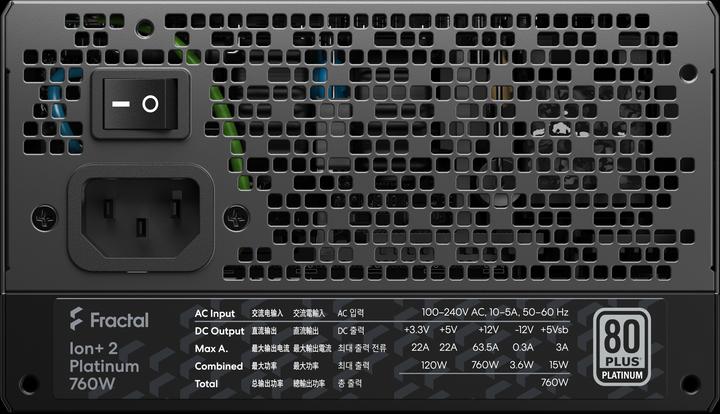 Actual product image Fractal Ion+ 2 (760 W)