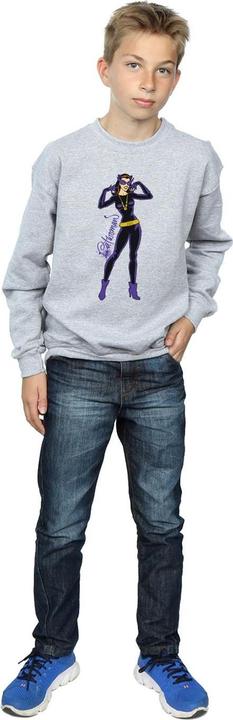 Image du produit - Sweat CATWOMAN HAPPY POSE - Garçon (152, 158)