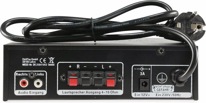 Produktbild Chilitec Mini-HiFi-Verstärker CTA-100, schwarz (Verstärker)