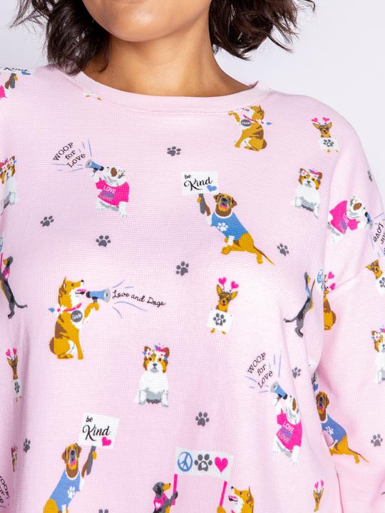 Image du produit Pj Salvage Haut de pyjama "Woof of Love" (40)