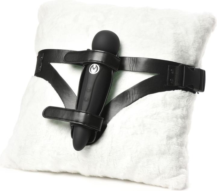 Productafbeelding Master Series XR Brands - Thunder Strap Wand Dijharnas - Zwart