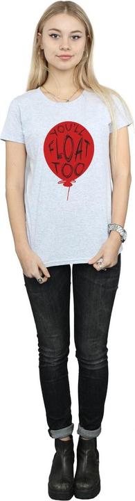 Actual product image Universal Textiles Womens/Ladies Pennywise You'll Float Too Cotton T-Shirt (S)