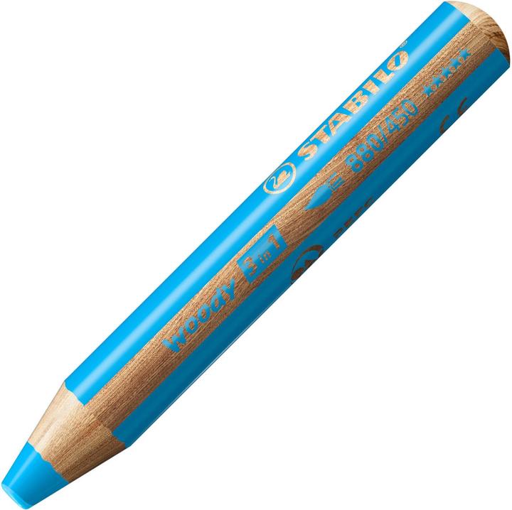 Immagine prodotto STABILO matita colorata woody 3 in 1 (Blu ciano, 1 x)