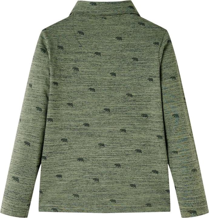 Produktbild VidaXL Kinderhemd Khaki Melange 128,Material: 80 % Baumwolle. 20 (128)