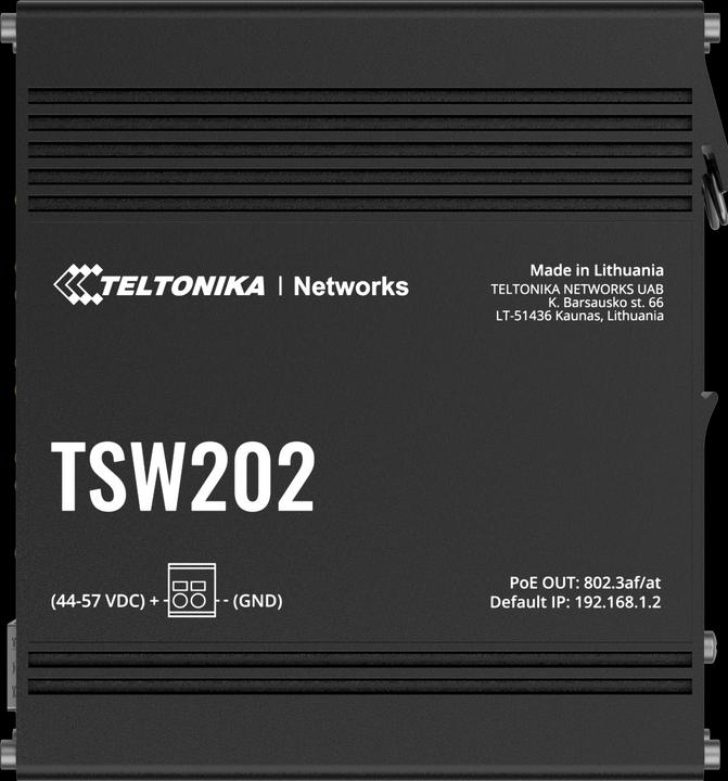 Produktbild Teltonika TSW202 000000 - TSW202, MANAGED PoE+ SWITCH (10 Ports)
