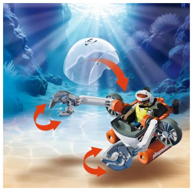 Image du produit Playmobil 71860 Schatzsuche mit U-Boot (71860, Playmobil Action Heroes)
