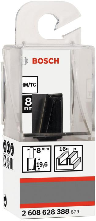Produktbild Bosch Professional Zubehör Nutfräser, 8 mm, D1 16 mm, L 19,6 mm, G 51 mm. Für Handfräsen