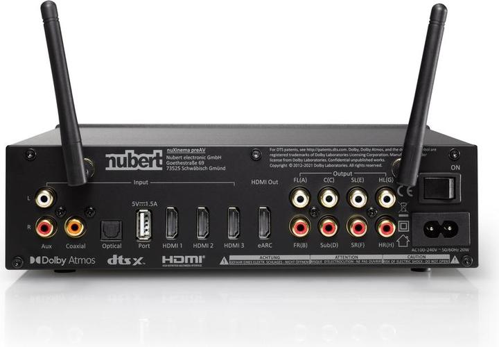 Immagine prodotto Nubert nuXinema preAV (7.1.4 Canale)