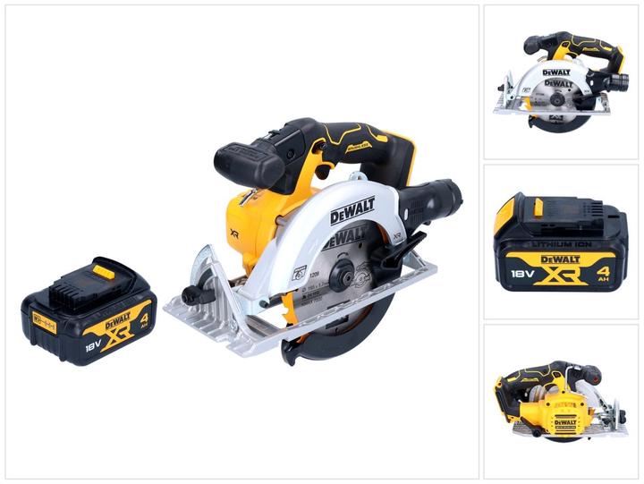 Actual product image DeWalt DCS 565 N cordless circular saw 18 V 165 mm brushless + 1x battery 4.0 Ah - without charger