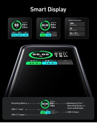 Image du produit Anker Prime (20000 mAh, 200 W, 72 Wh)