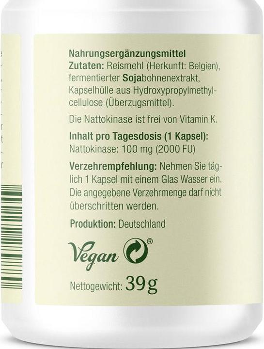 Immagine prodotto Effective Nature Nattokinase 2000 FU (120 Pezzo/i, Pillole, 120 g)
