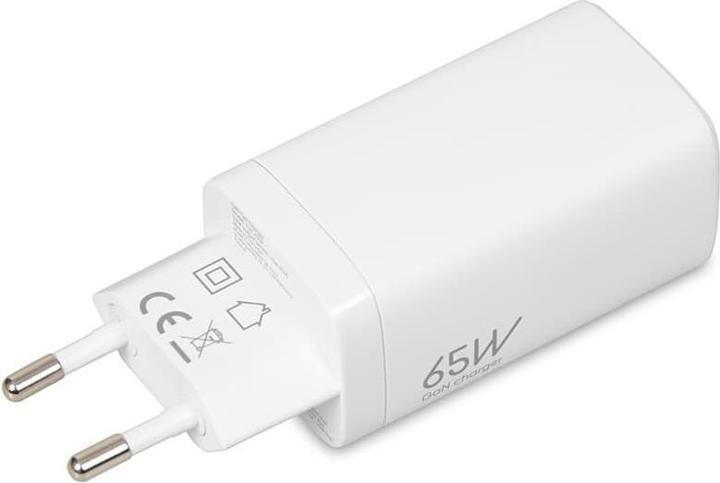 Actual product image iBox C-65 PD65W UNIVERSAL CHARGER GaN USB-C KABELIS Baltas (65 W)