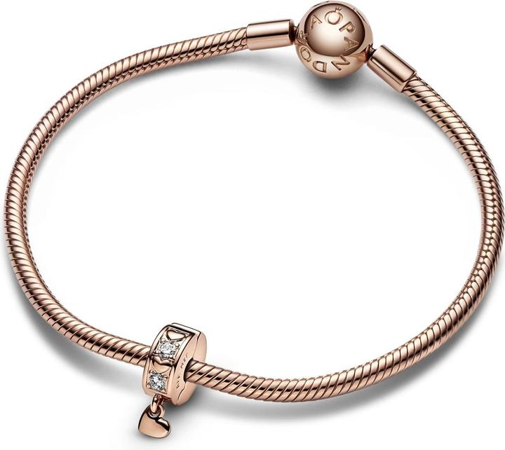 Actual product image Pandora Infinity hearts (Silicone, Metal alloy)