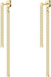 Brosway - Beautiful gold plated earrings 2 in 1 Essential BNL092