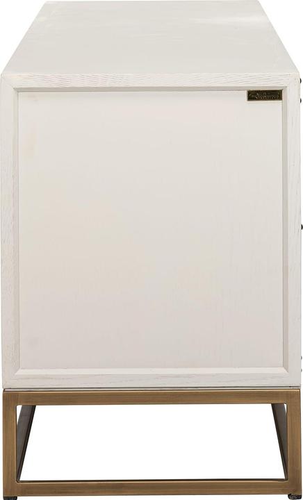 Produktbild Richmond Interiors TV-Möbel Whitebone brass 200 (235 x 100 x 77 cm)