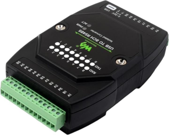 Produktbild WaveShare USB auf 8-Kanal RS485 Konverter
