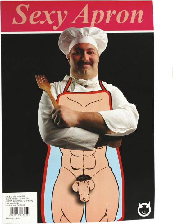Actual product image Out of the blue Küchenschürze Männerkörper